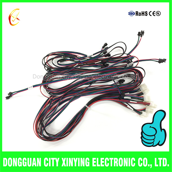 custom molex conncetor to 2 pin smr smp connector automotive cable