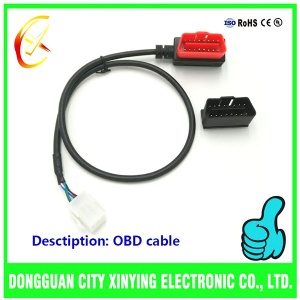 OEM custom made OBD Connector cable harness title=