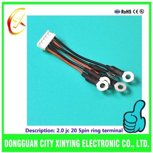 OEM custom made ring terminal cable assembly title=