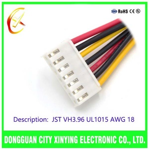 OEM custom made VH 3.96mm cable assembly