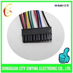 OEM custom made double row molex connector cable assembly title=