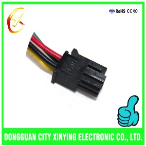 OEM custom made double row molex connector cable assembly