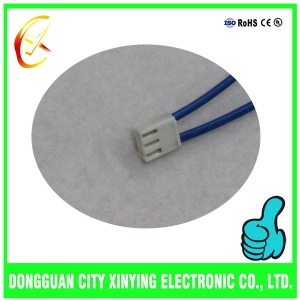 OEM custom made cold terminals cable assembly with transparent silica sleeve