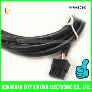 custom molded obd2 to 3.0mm 8 pin molex connector extension cable